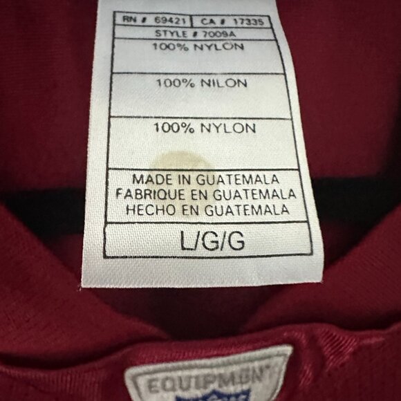 Retro Washington Redskins Large Men's Red NFL Ramsey #11 Reebok Jersey - Picture 6 of 15